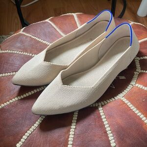 Rothy’s The Point in Ecru